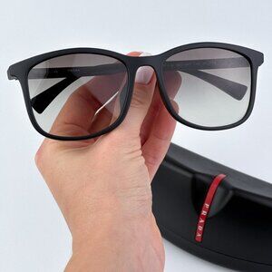 Prada Linea Rossa PS01TSF DG00A7 BRAND NEW Sunglasses Black Gradient Unisex